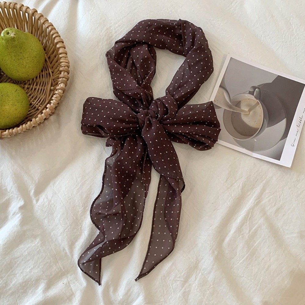 Headband Summer Knit - Fashion Headband Polka Dot Scarf Polka