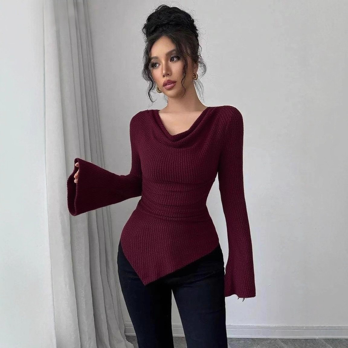Women's Blouse Longsleeve Soli - Blouse Off Shoulder recension och pris