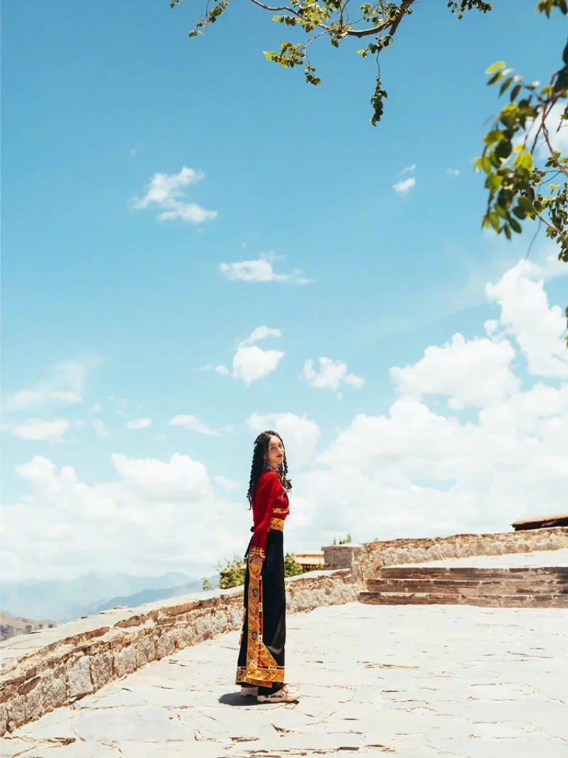 Traditional Tibetan Dress Wrap - Linen Dress Wrap recension och pris