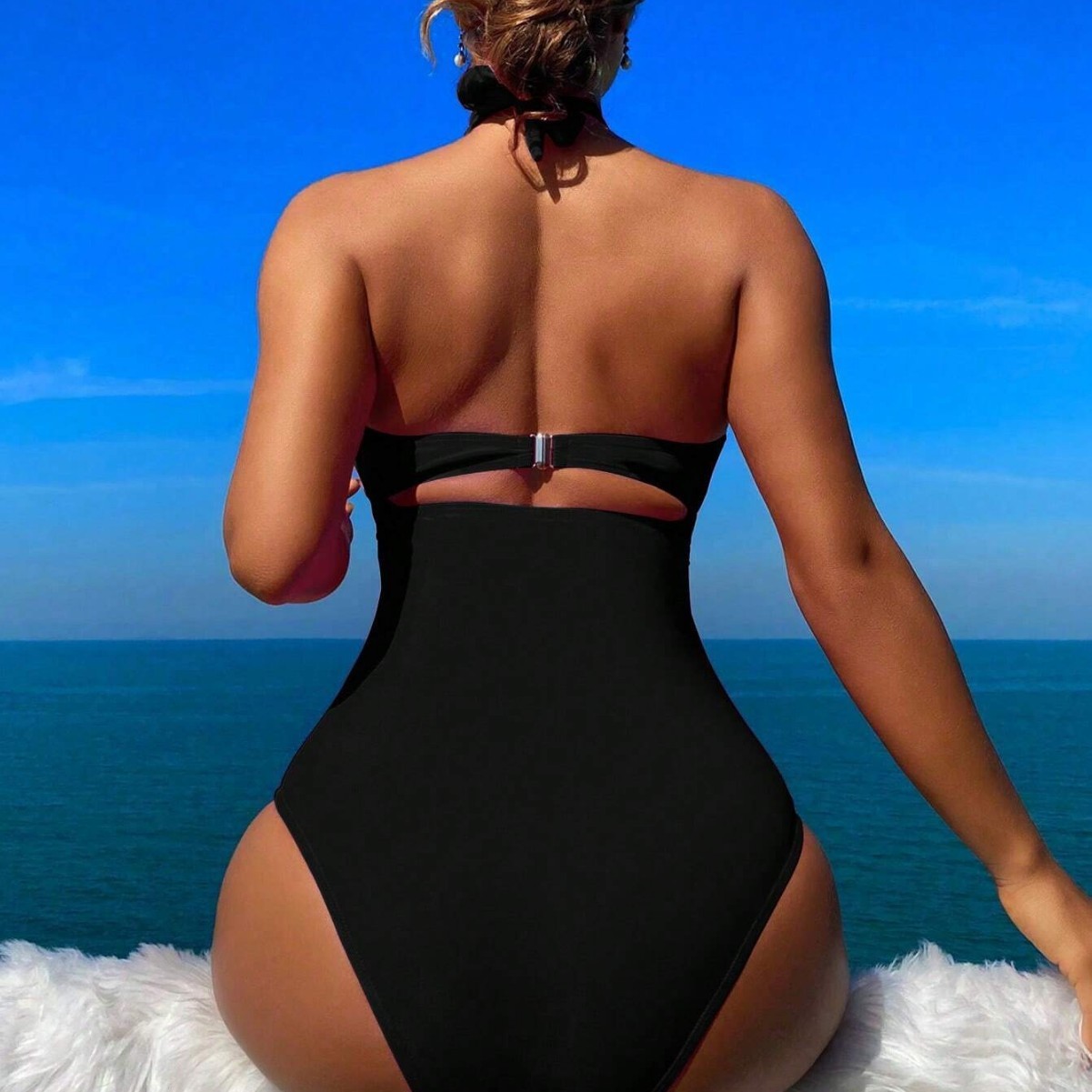 Women Swimsuit Halter Neck Sol - Swimsuit Bikini Ruched recension och pris