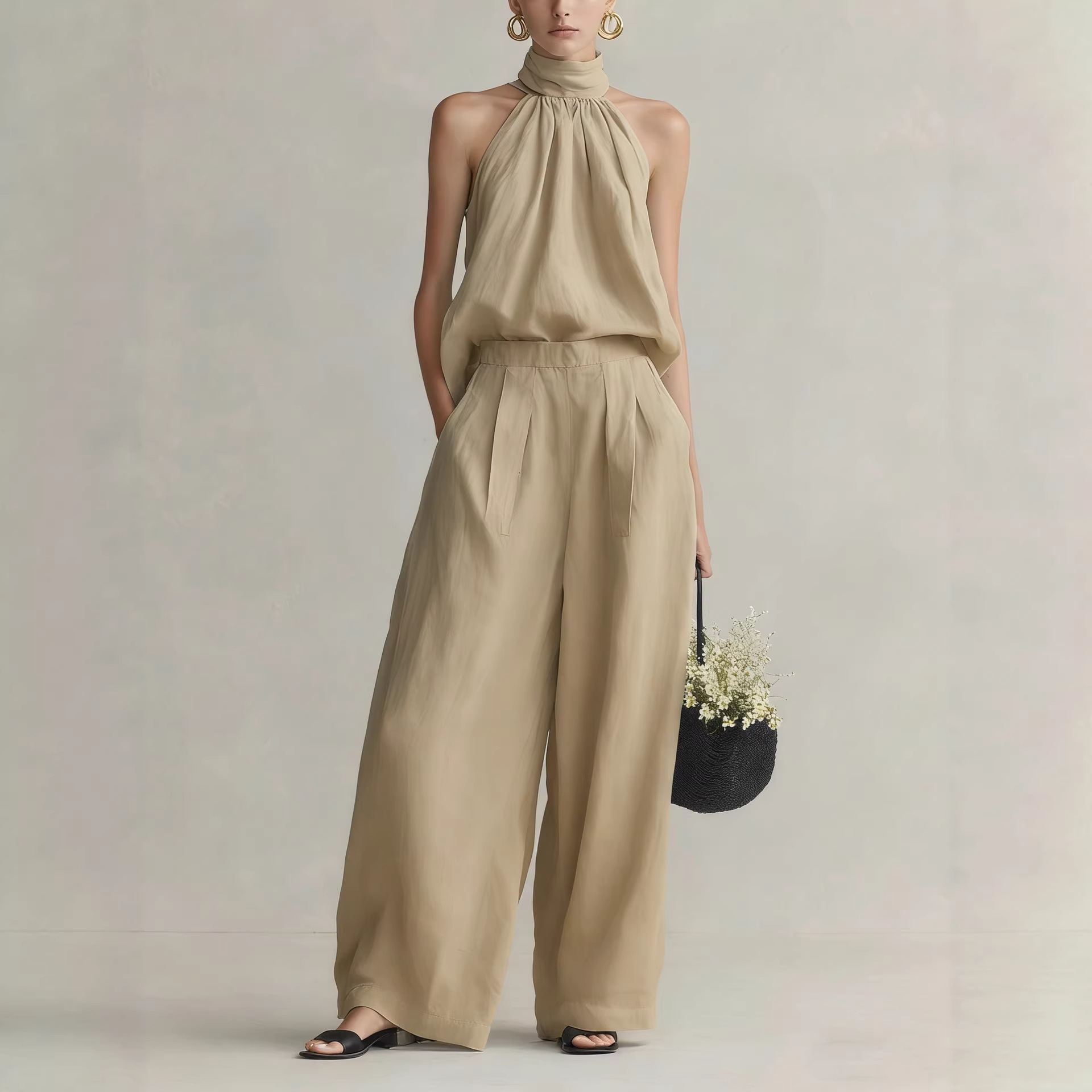 Women's 2026 Summer New Style  - Linen Pant Wide recension och pris