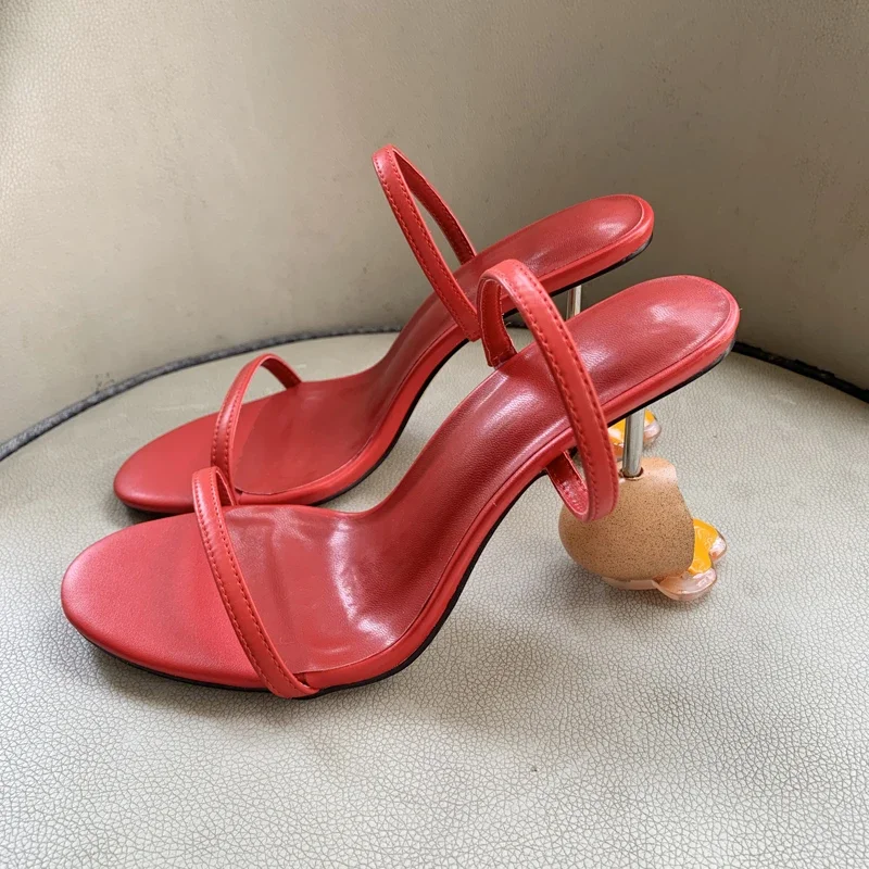 Summer Strappy Sandals Open To - Sandal Strappy Heeled recension och pris