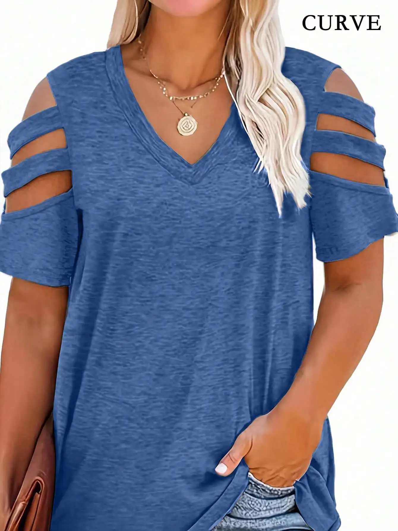 Women Fashion Plus Size 1XL-5X - Blouse Off Shoulder recension och pris