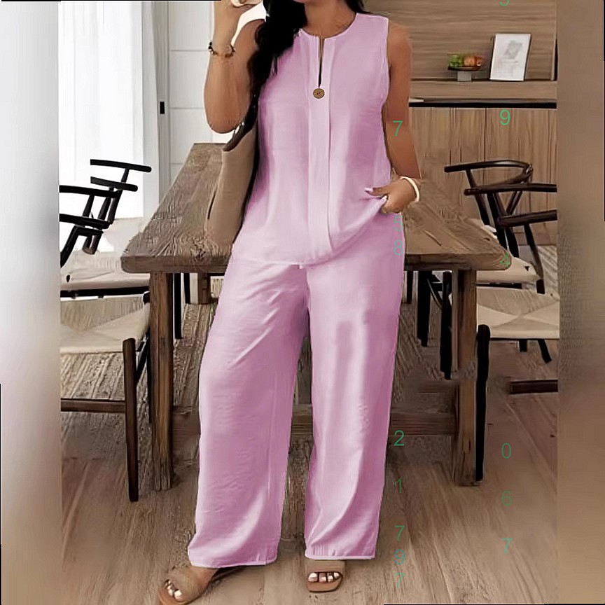 Comfortable Loose Top Wide Leg - Linen Pant Wide recension och pris