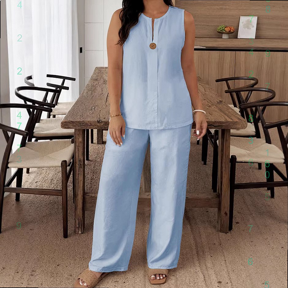Comfortable Loose Top Wide Leg - Linen Pant Wide recension och pris