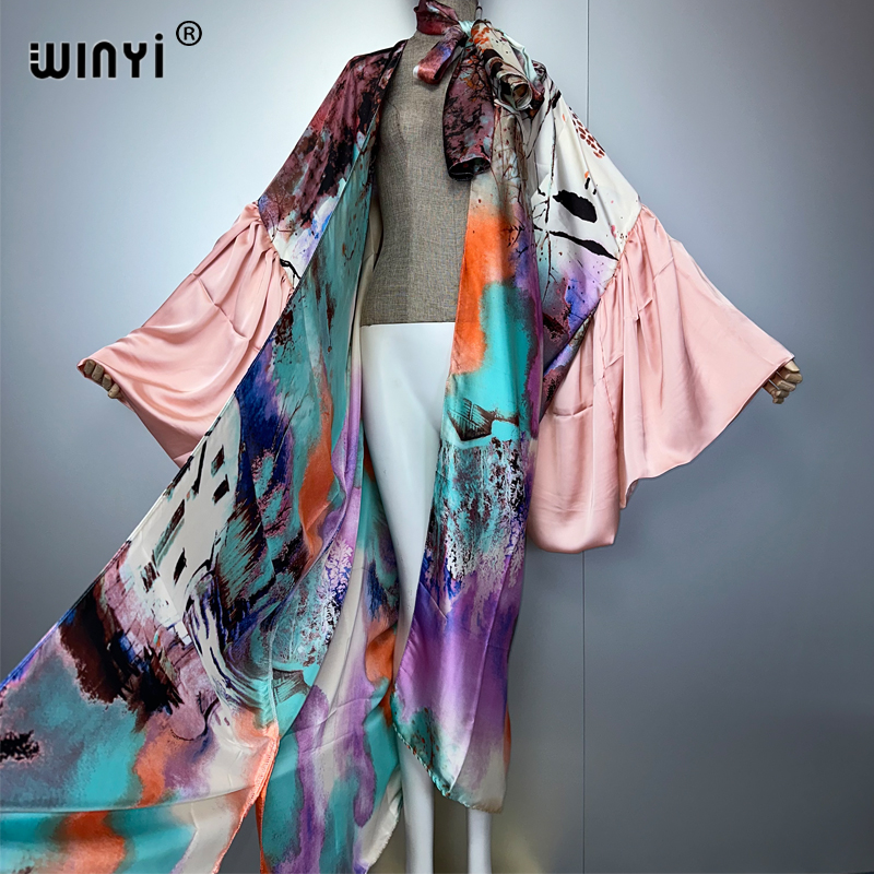 WINYI Summer Kimono party dres - Cover Up Kaftan recension och pris