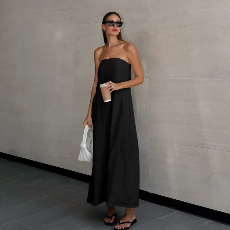 Fashion Elegant Simple Design  - Linen Dress Wrap recension och pris