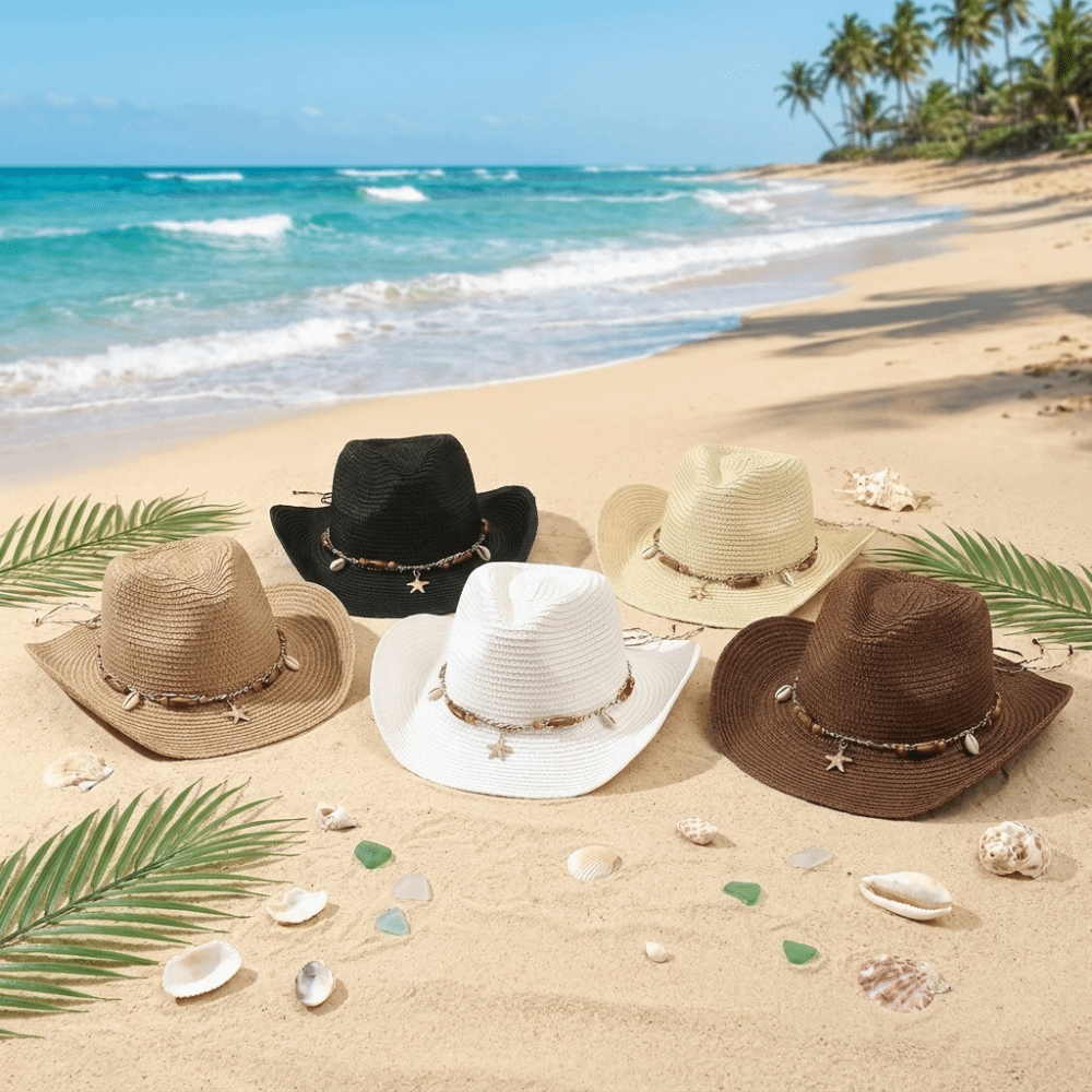 Western Style Acrylic Fibers S - Hat Floppy Wide recension och pris