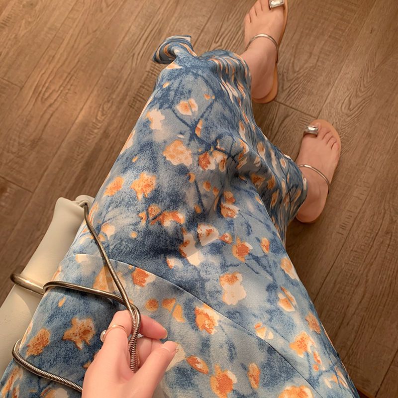 Women's Summer Two-Piece Set L - Midi Skirt Floral recension och pris