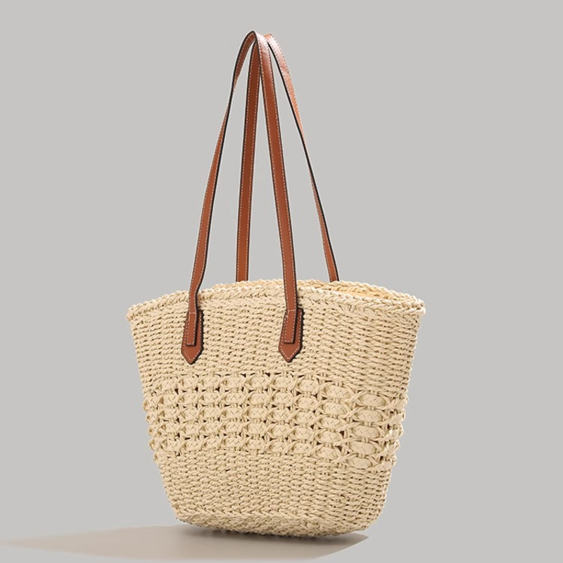 Extra-Large Foldable Straw Tot - Tote Bag Beach recension och pris