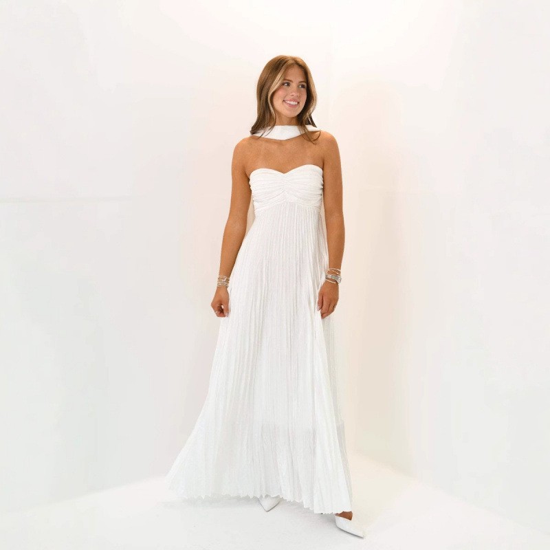 Wedding Guest Dress Elegant Pa - Maxi Dress Halter recension och pris