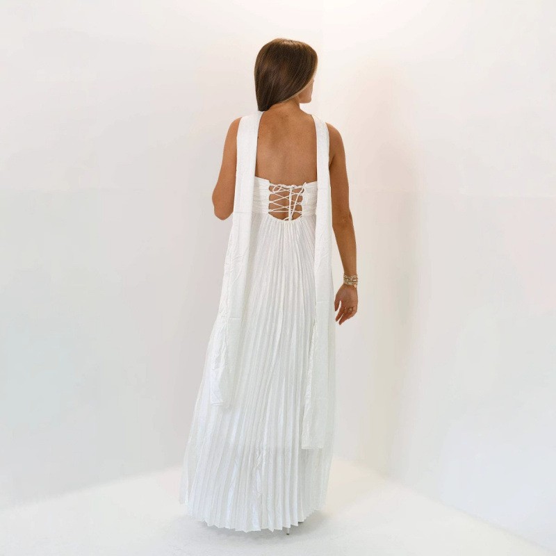 Wedding Guest Dress Elegant Pa - Maxi Dress Halter recension och pris