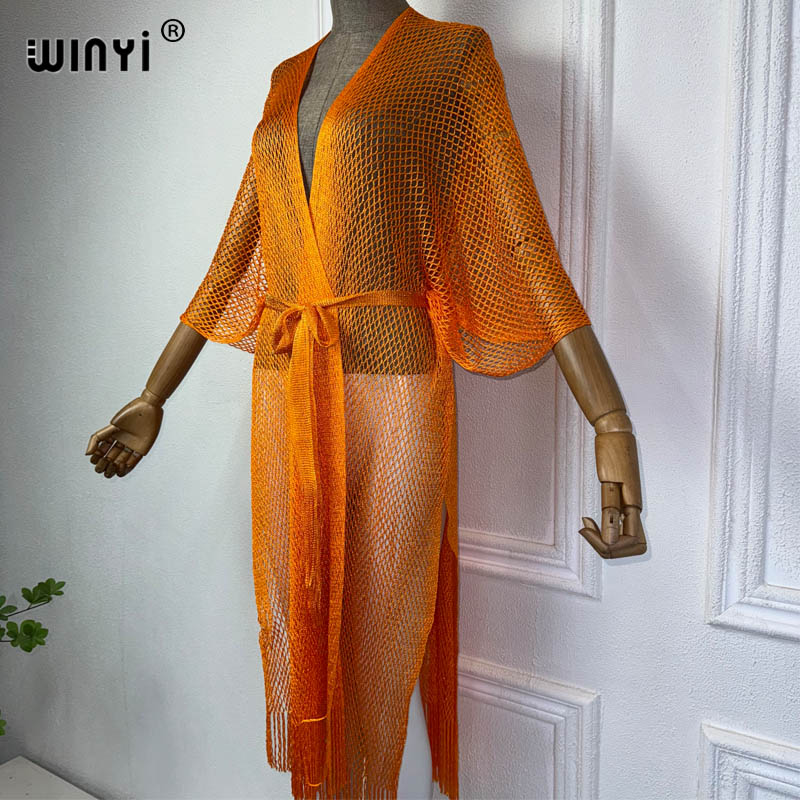WINYI hollow beach kimono sexy - Cover Up Kaftan recension och pris