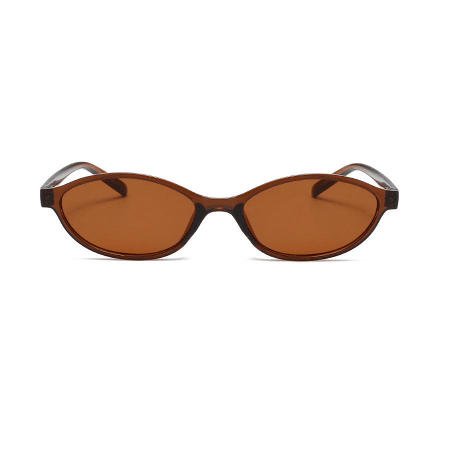 Fashion Oval Simple Literary S - Sunglasses Cat Eye recension och pris