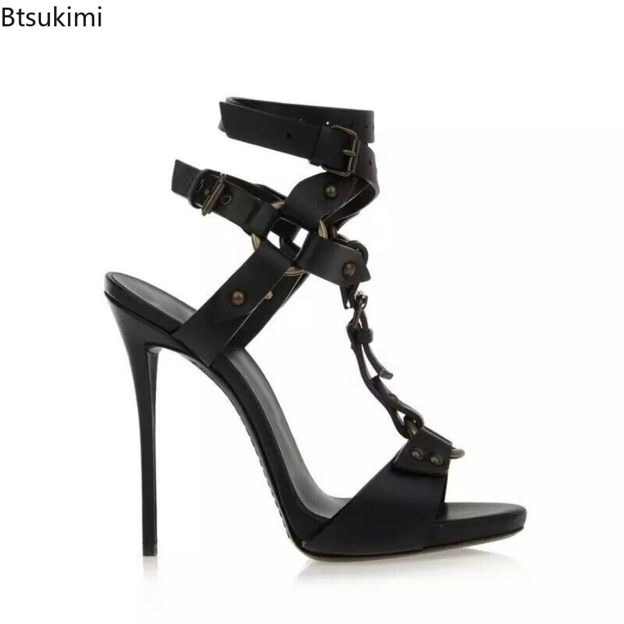 Sexy Circle Cross Strappy Glad - Sandal Strappy Heeled recension och pris