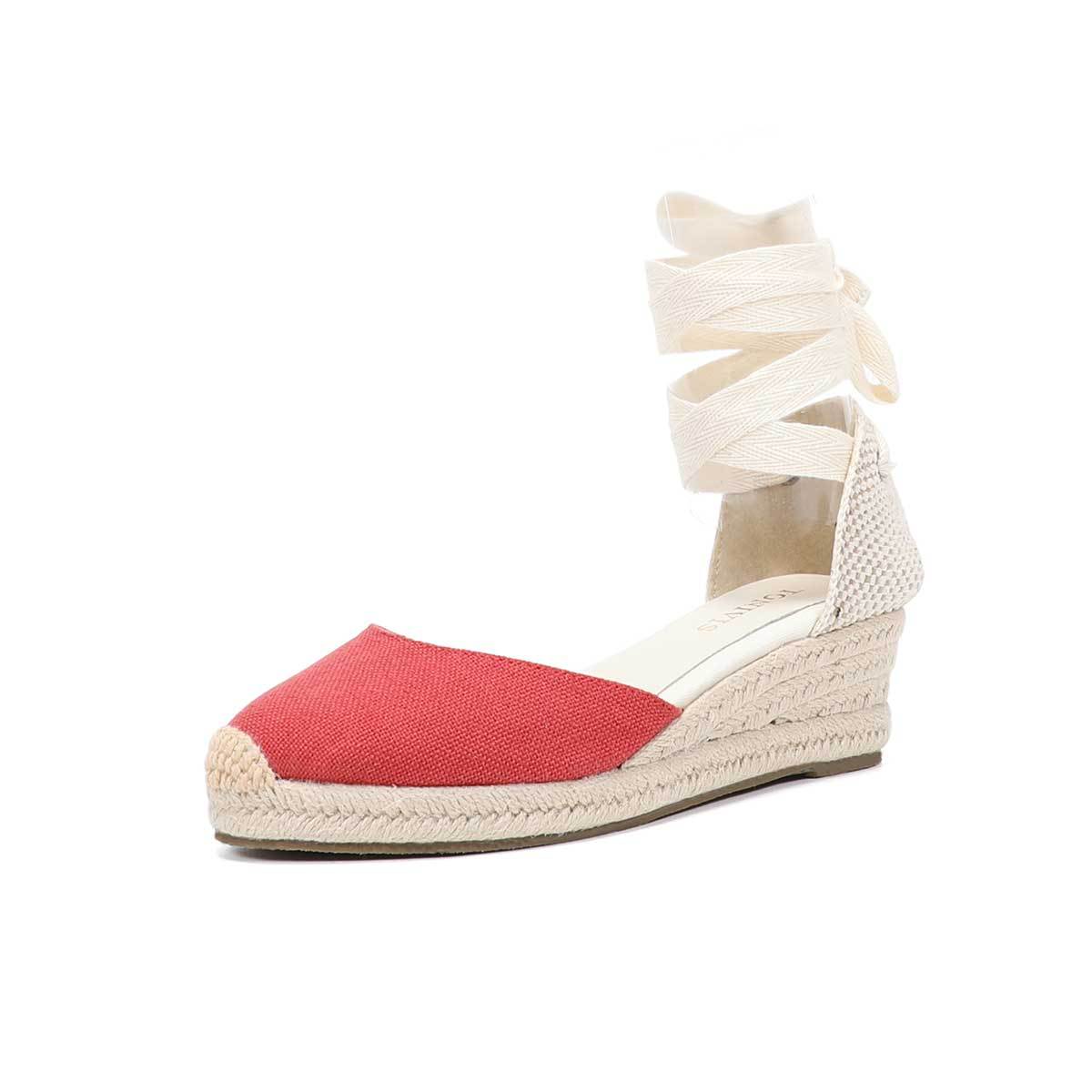 Women Wedge Espadrilles Lace U - Wedge Espadrille Women recension och pris