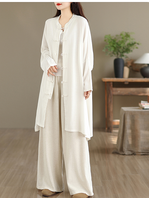 Women's Cotton Linen Shirt Wid - Linen Pant Wide recension och pris