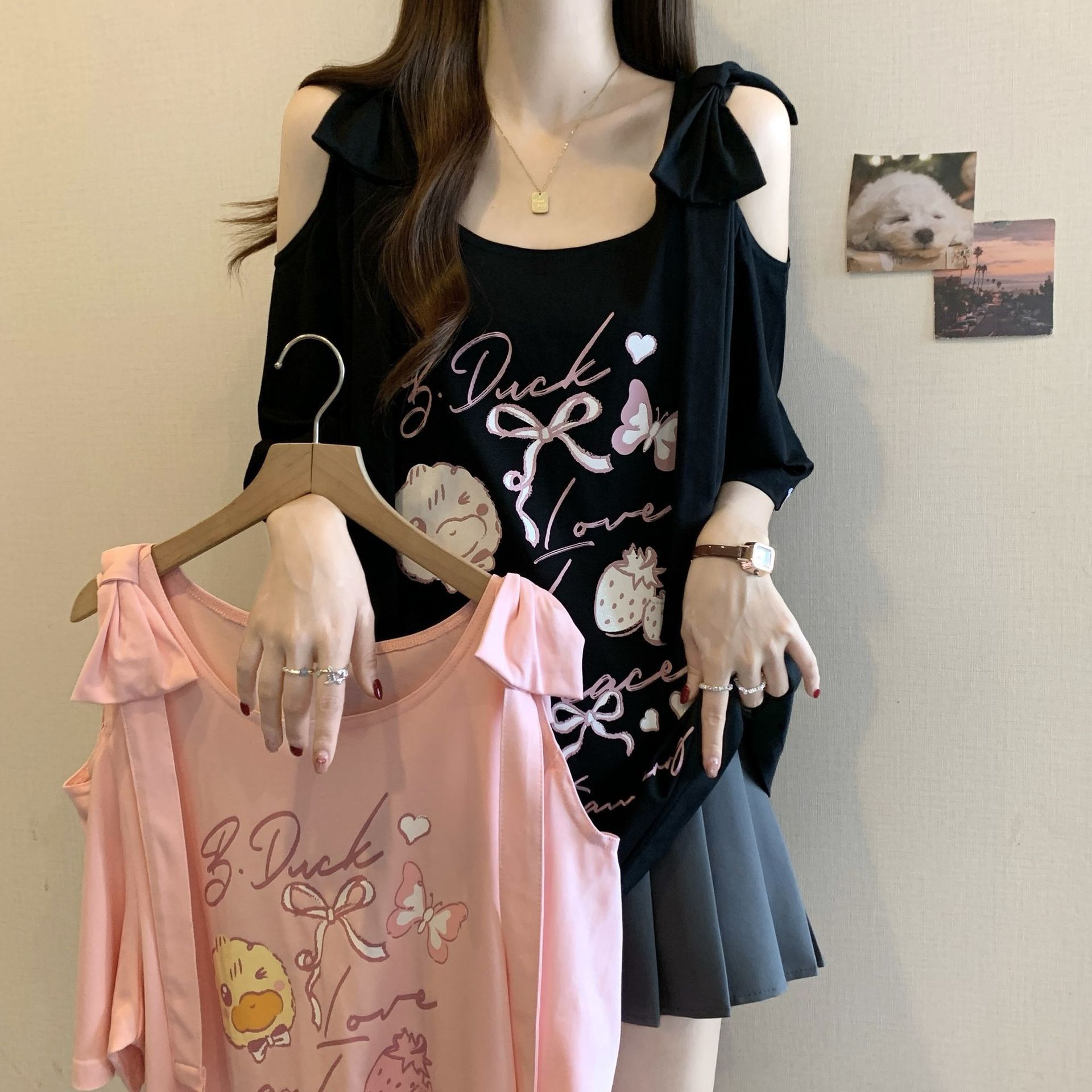 Summer Large-size Women's Clot - Blouse Off Shoulder recension och pris