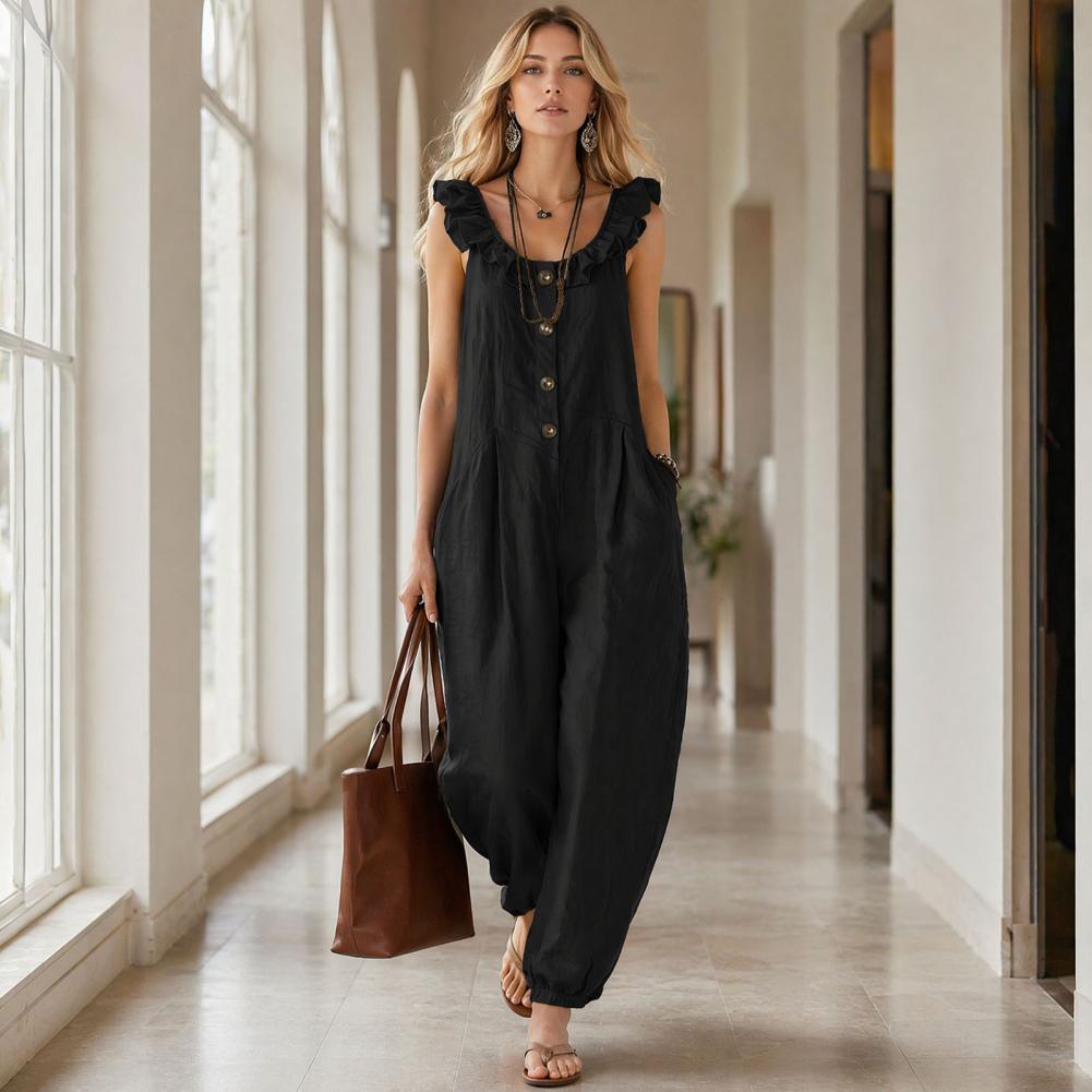 Relaxed Fit Romper Women Women - Jumpsuit Linen Relaxed recension och pris