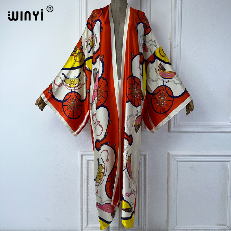 WINYI boho print Kimono Summer - Cover Up Kaftan recension och pris