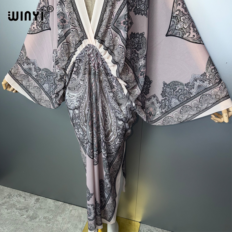 WINYI V-neck Sexy Dress Arabic - Cover Up Kaftan recension och pris