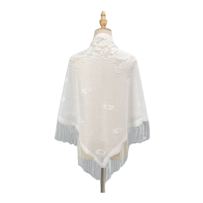 Floral Lace Shawl Wrap Women E - Kimono Sheer Floral recension och pris