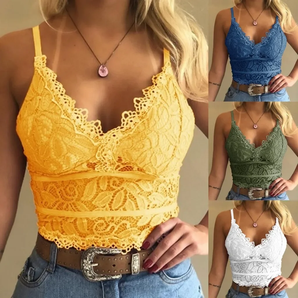 Floral Bralette Lace Bras Push - Bralette Triangle Set recension och pris