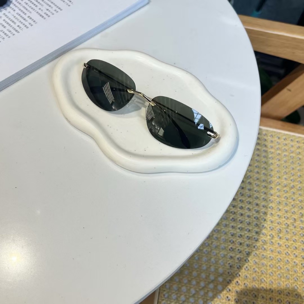 UV400 Rimless Shades, Cat Eye  - Sunglasses Cat Eye recension och pris