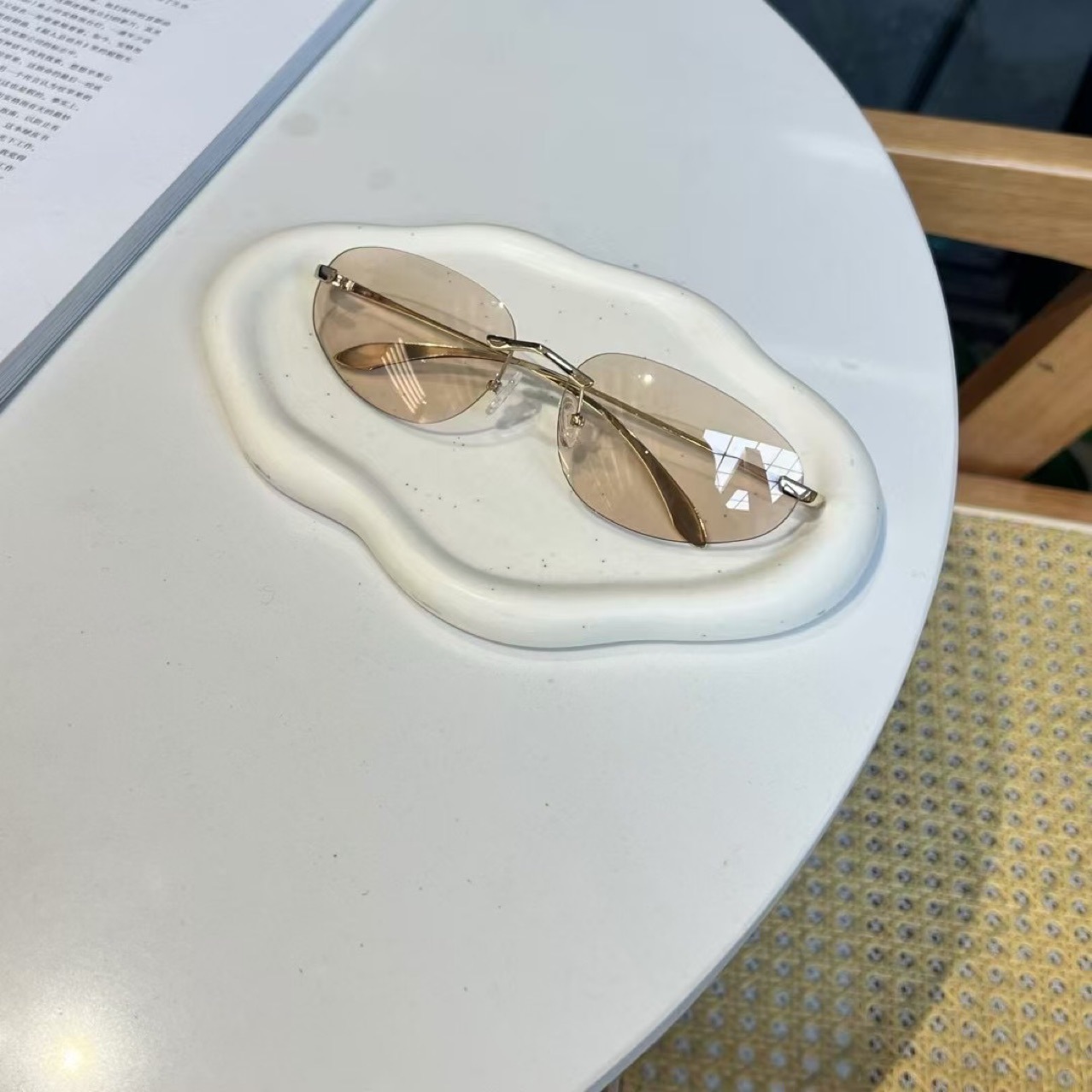 UV400 Rimless Shades, Cat Eye  - Sunglasses Cat Eye recension och pris