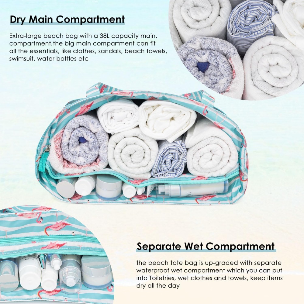 Beach Bags For Women Waterproo - Tote Bag Beach recension och pris