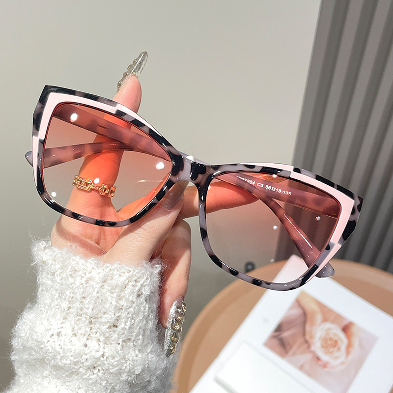 Women Color Block Cat Eye Eyeg - Sunglasses Cat Eye recension och pris