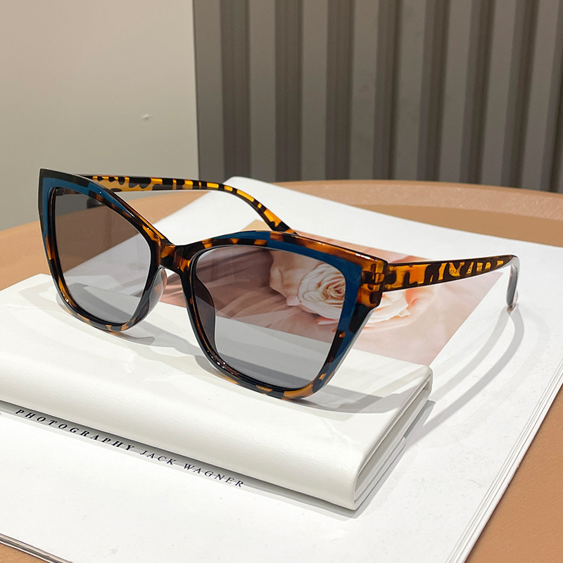 Women Color Block Cat Eye Eyeg - Sunglasses Cat Eye recension och pris