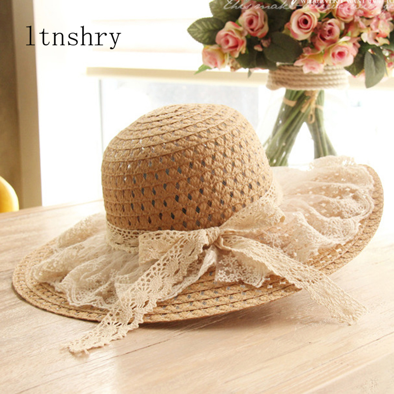 Women Lace Sun Hats For  Wide  - Hat Floppy Wide recension och pris