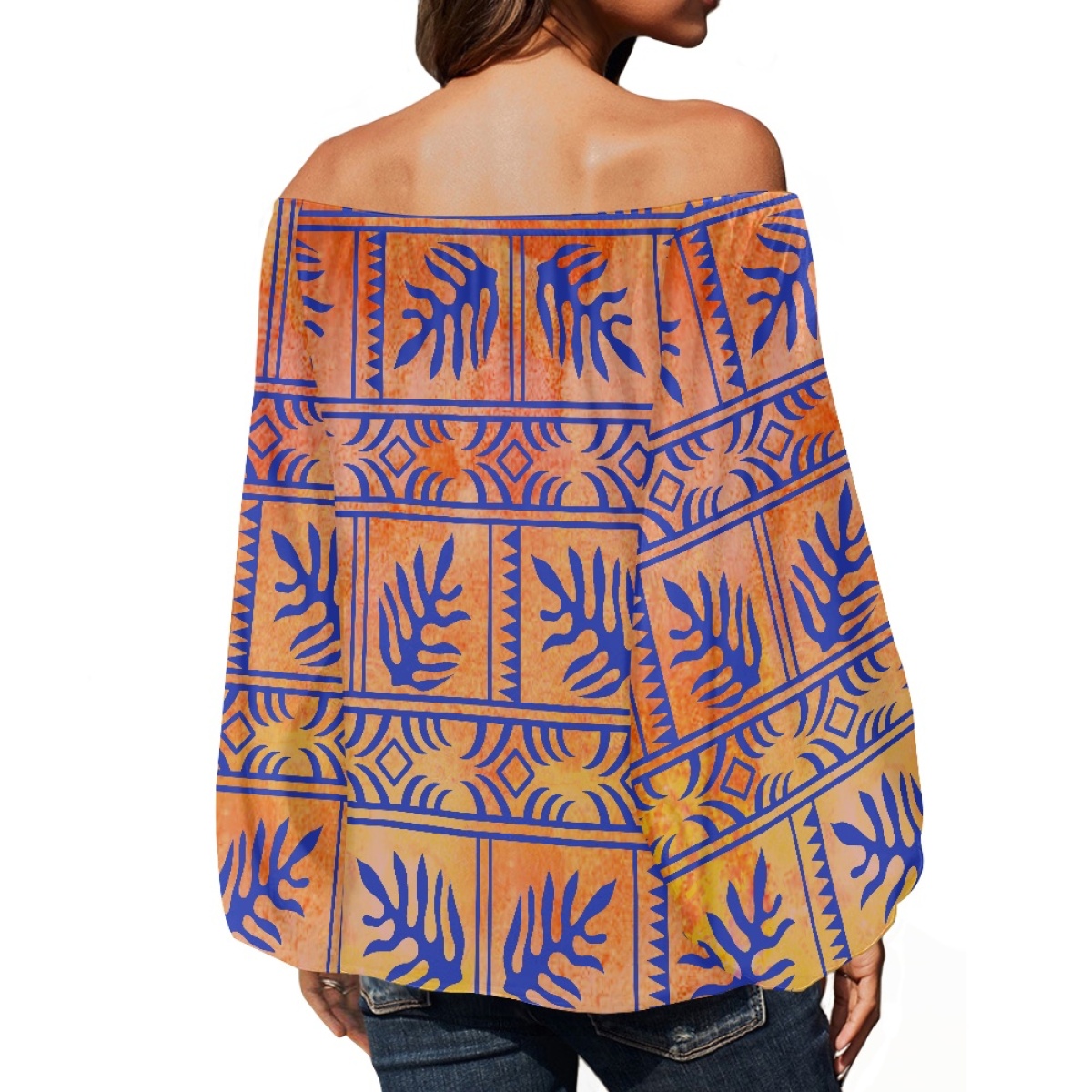 Polynesian Tribal Clothing Sam - Blouse Off Shoulder recension och pris