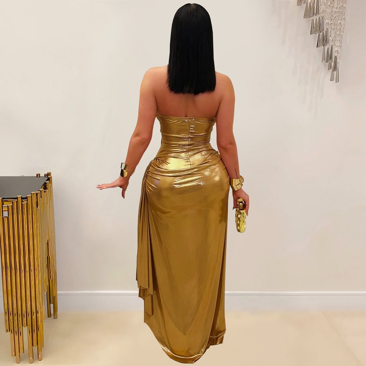 Wedding Guest Dress Evening Ha - Maxi Dress Halter recension och pris