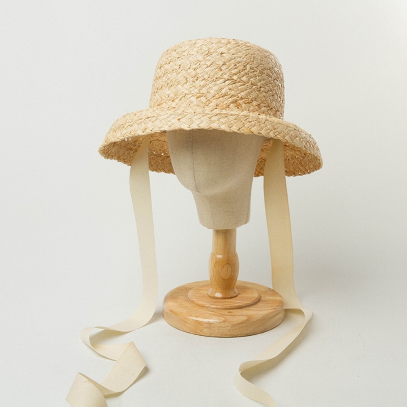Handwoven Kids Straw  Cap Girl - Hat Floppy Wide recension och pris