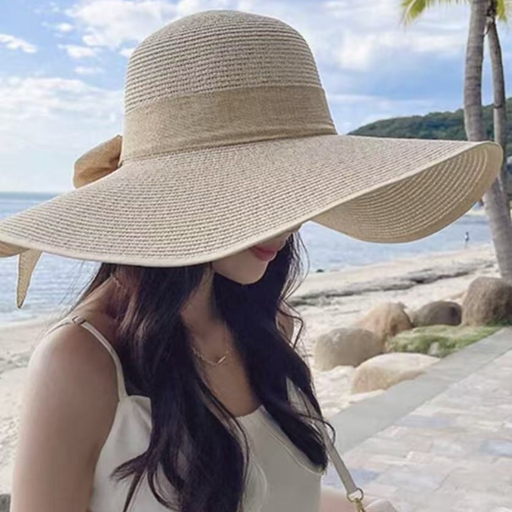 Women Summer Wide Brim Straw H - Hat Floppy Wide recension och pris