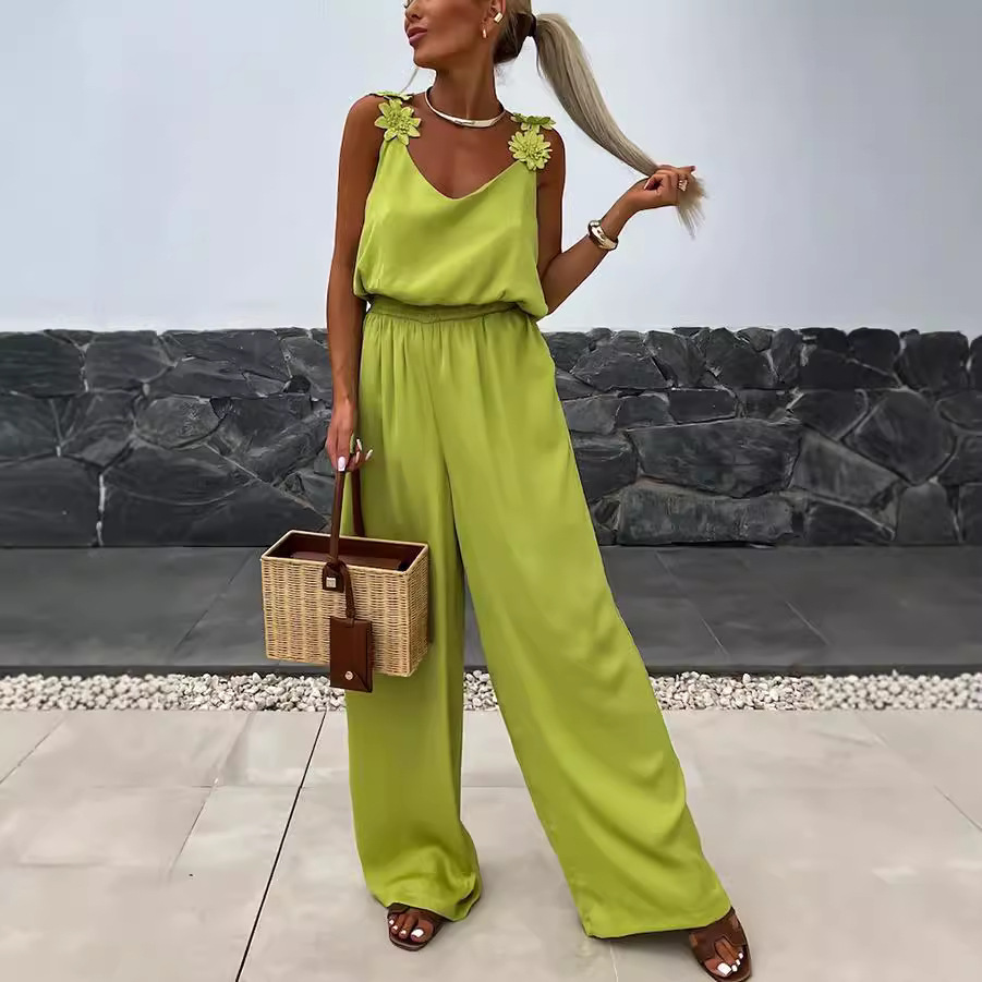 Casual Jumpsuit Strappy Sleeve - Jumpsuit Linen Relaxed recension och pris