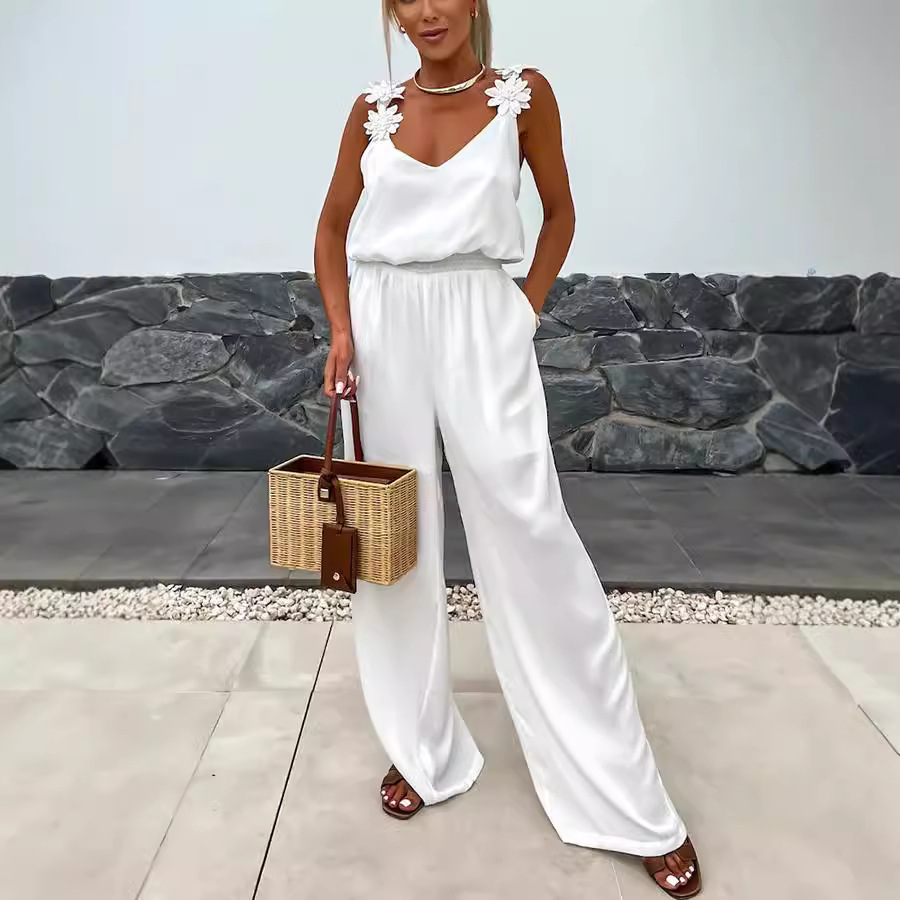 Casual Jumpsuit Strappy Sleeve - Jumpsuit Linen Relaxed recension och pris