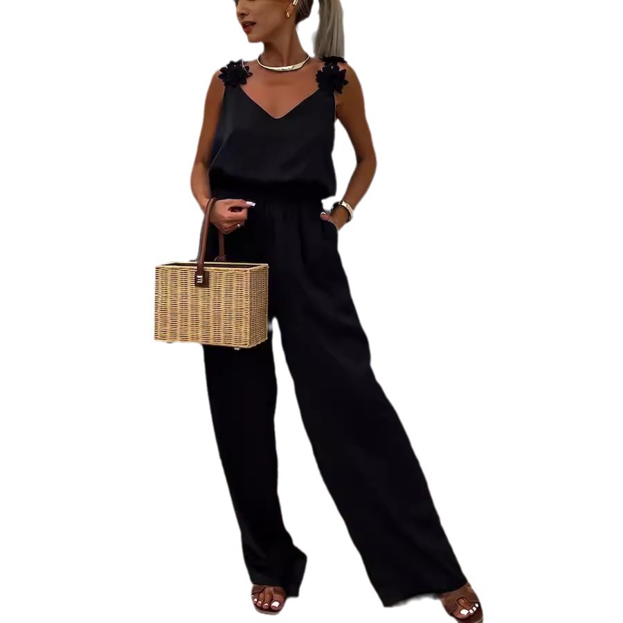 Casual Jumpsuit Strappy Sleeve - Jumpsuit Linen Relaxed recension och pris