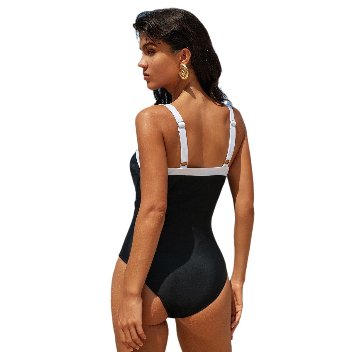 Swimwear Woman One Piece Swims - Swimsuit Bikini Ruched recension och pris