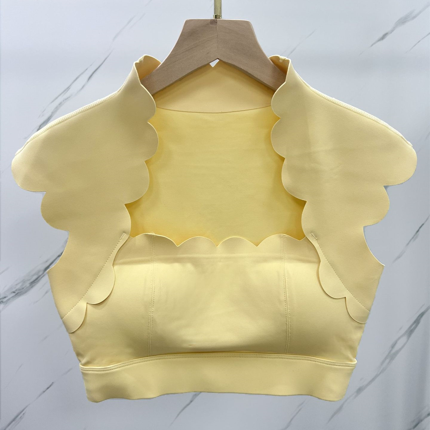 Pad Wavy Women Sports Vest Yog - Crop Top Crochet recension och pris