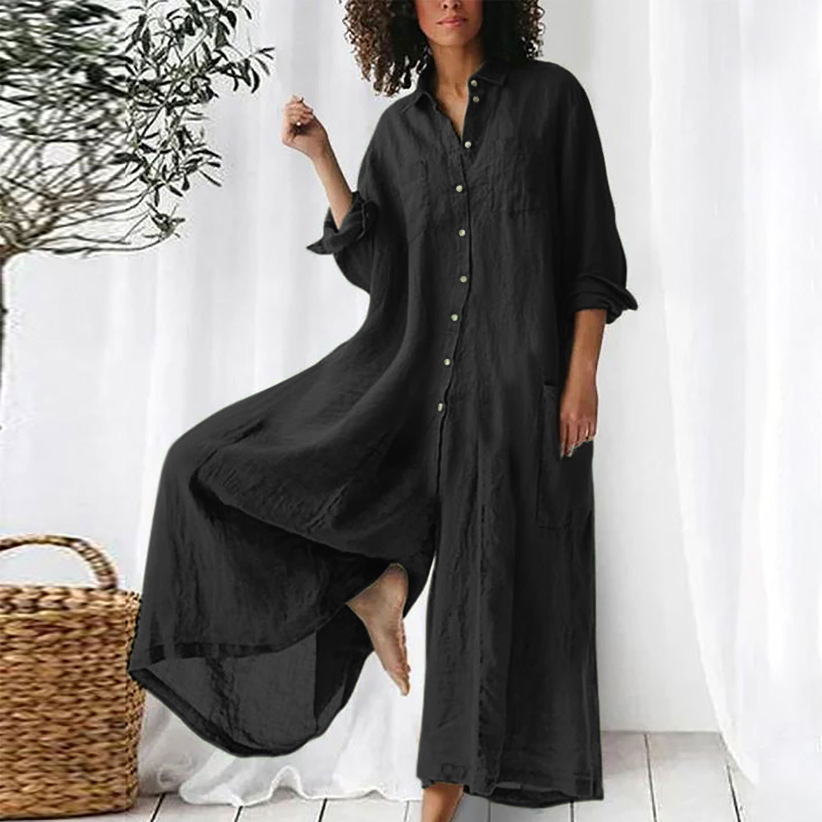 Ladies' Jumpsuit Everyday Long - Jumpsuit Linen Relaxed recension och pris