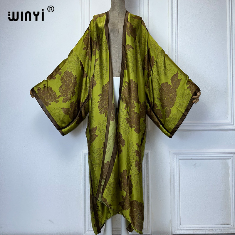WINYI Africa boho print Kimono - Cover Up Kaftan recension och pris