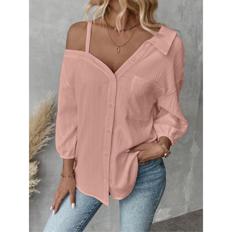 Plus Size1XL-5XL Women Blouses - Blouse Off Shoulder recension och pris