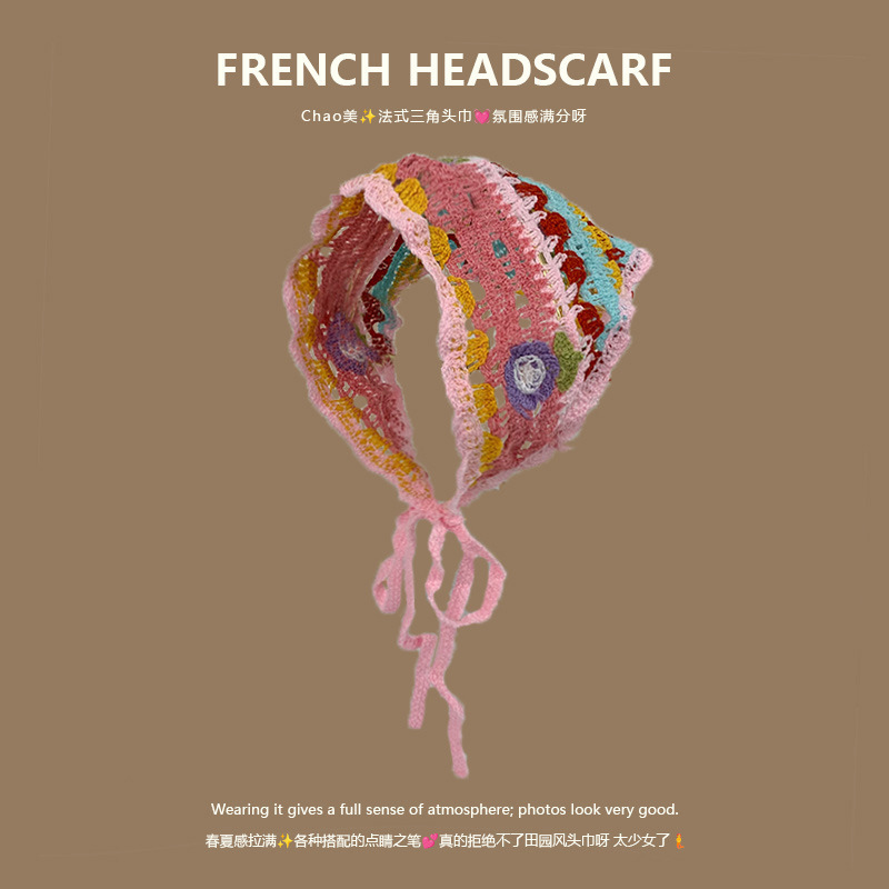 Knit Triangle Headband French  - Headband Summer Knit recension och pris