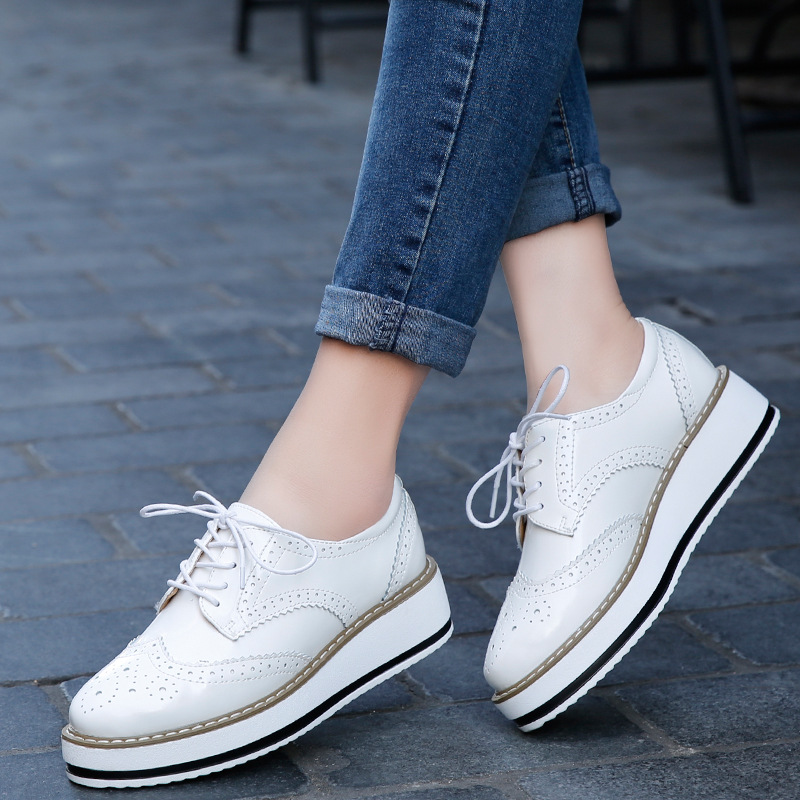 Women Loafers Shoes Leather Th - Wedge Espadrille Women recension och pris