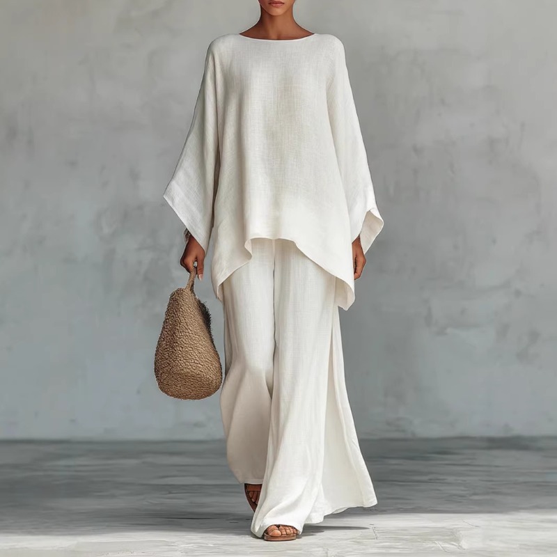 Spring New Fashion Linen Loose - Linen Pant Wide recension och pris